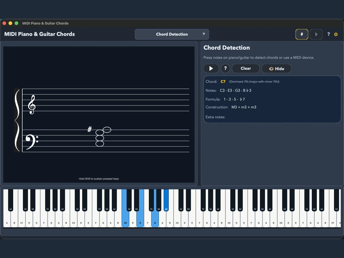 Chord detection