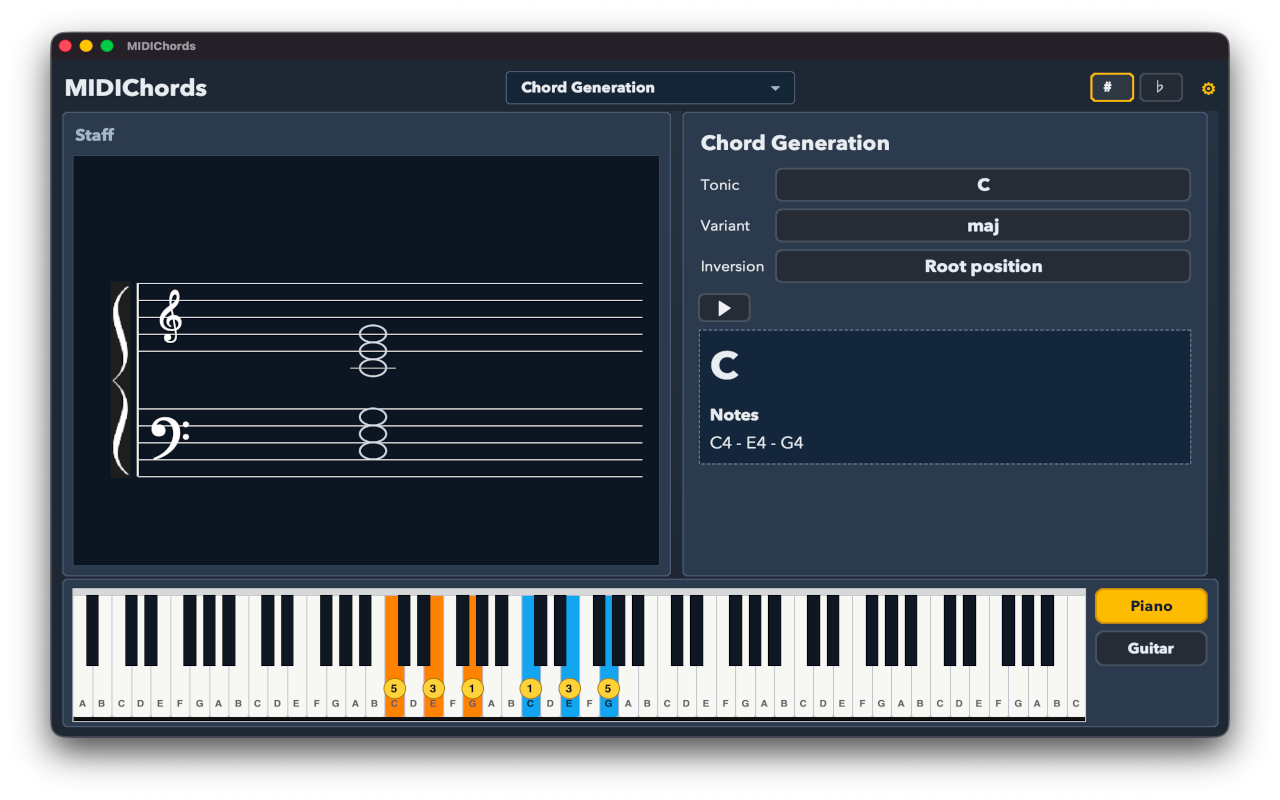 Chord generation